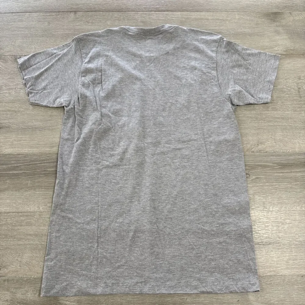 Denver Broncos Shirt Super Bowl 50 Champions NFL Men's Gray Tee Medium